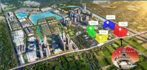 Vị trí Chung cư The Paris Vinhomes Ocean Park