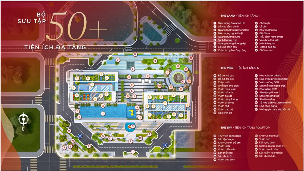 Tiện ích BV Diamond Hill Thái Nguyên